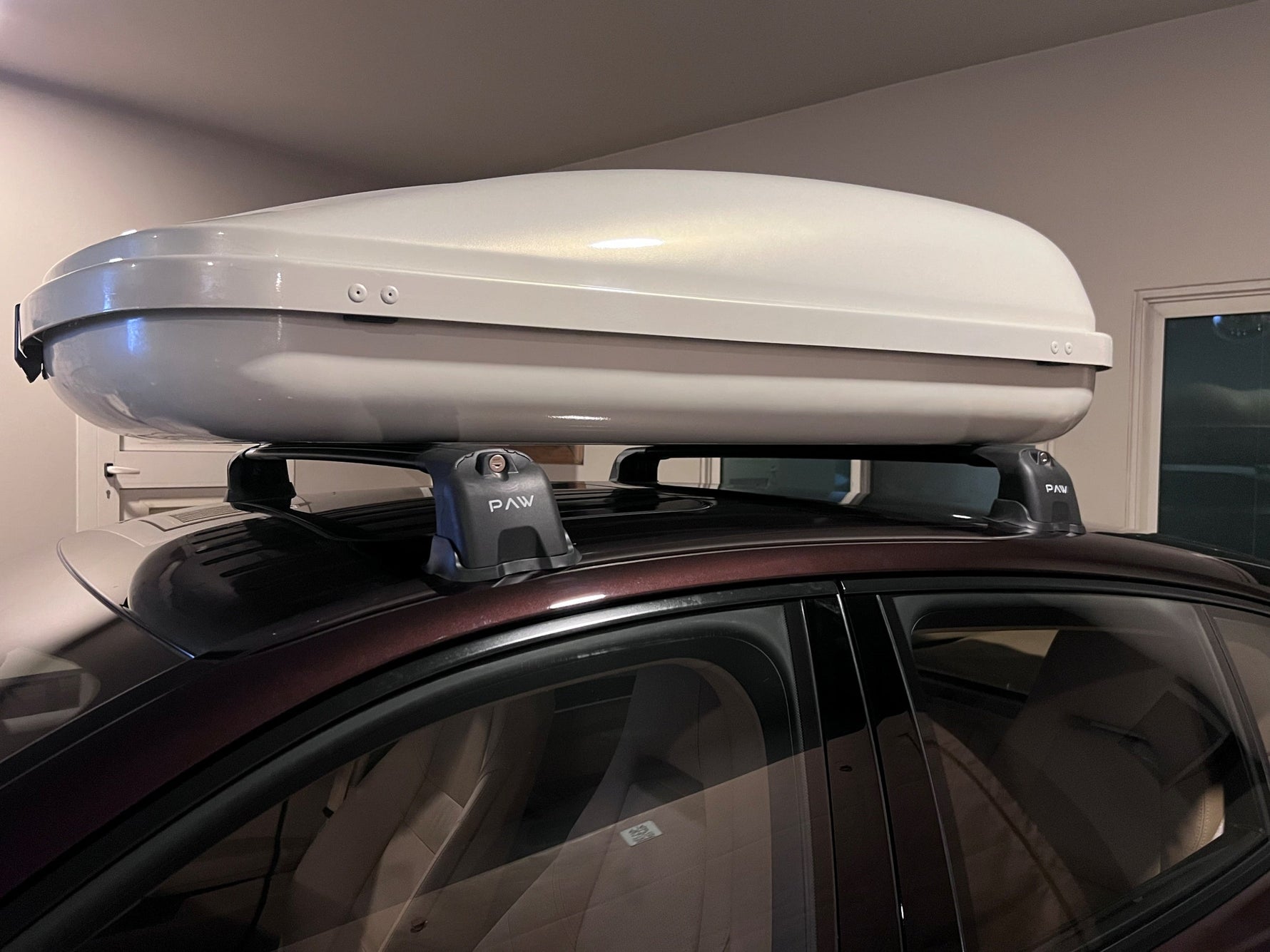 For Porsche Panamera 2009-2016 Roof Rack Cross Bars Fix Point Alu Black