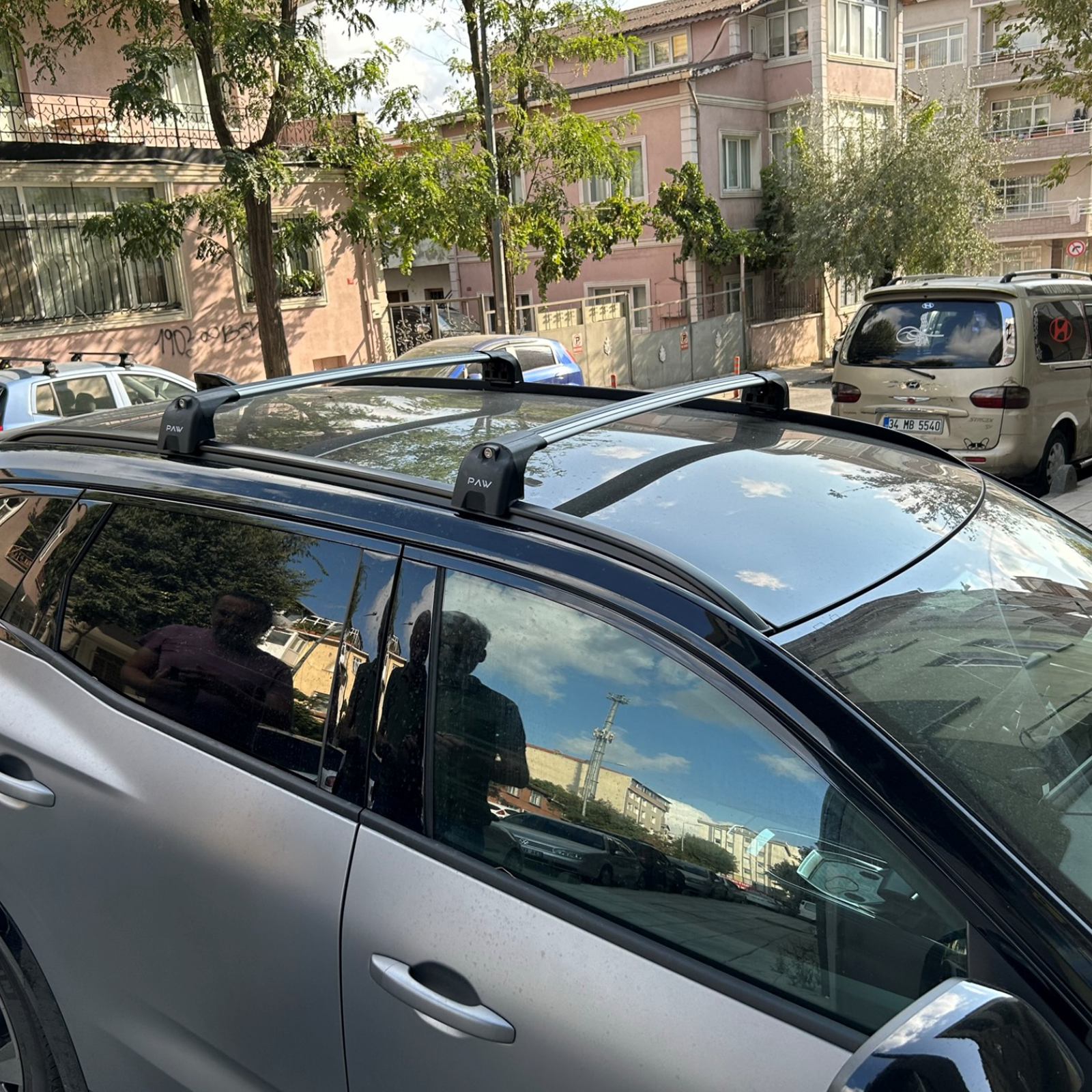 Mg Zs Hybrid+ 2022-2025 Portbagaj Taşıyıcı Ara Atkisi - Ara Çubuk Paw Pro 2 Siyah
