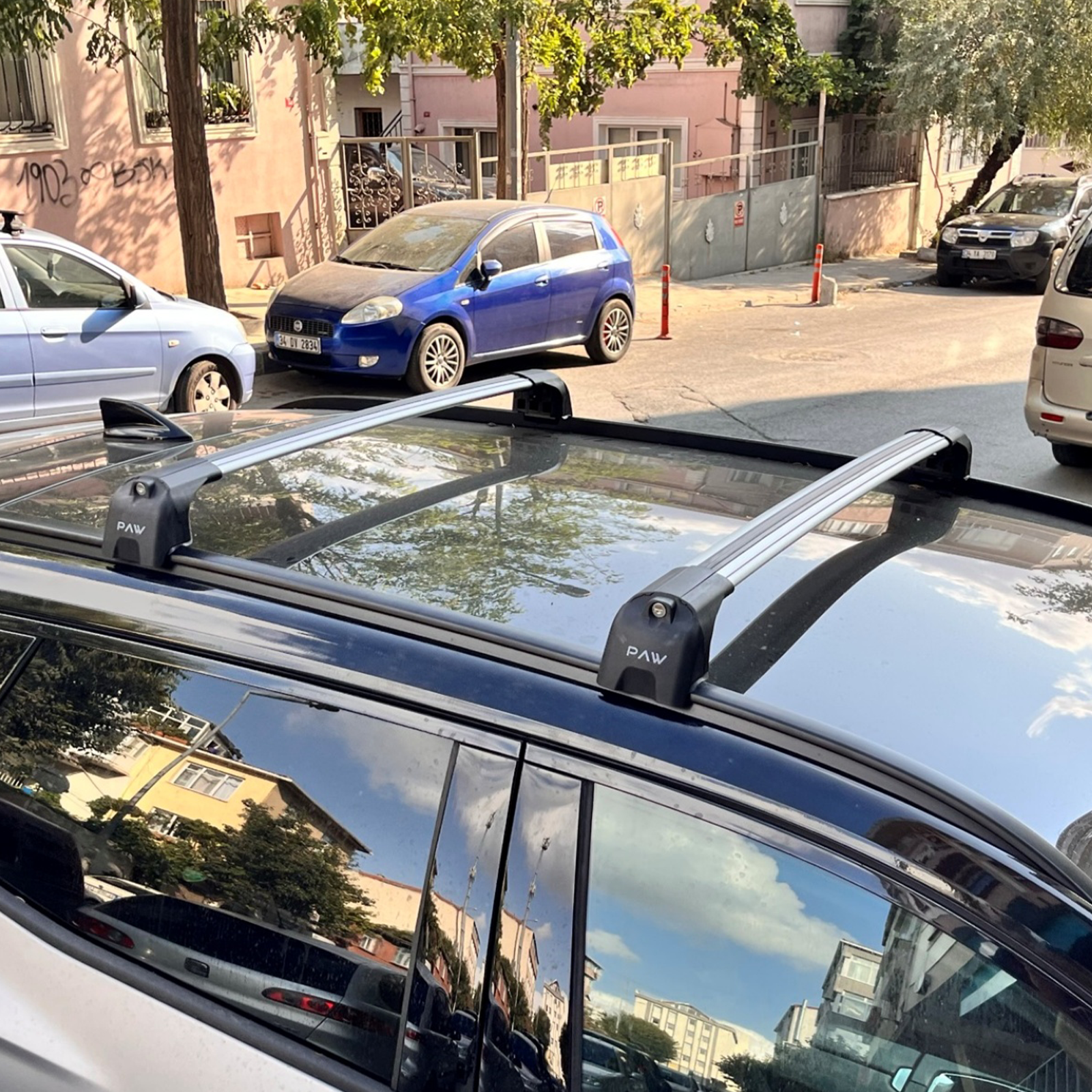 Mg Zs Hybrid+ 2022-2025 Portbagaj Taşıyıcı Ara Atkisi - Ara Çubuk Paw Pro 2 Siyah