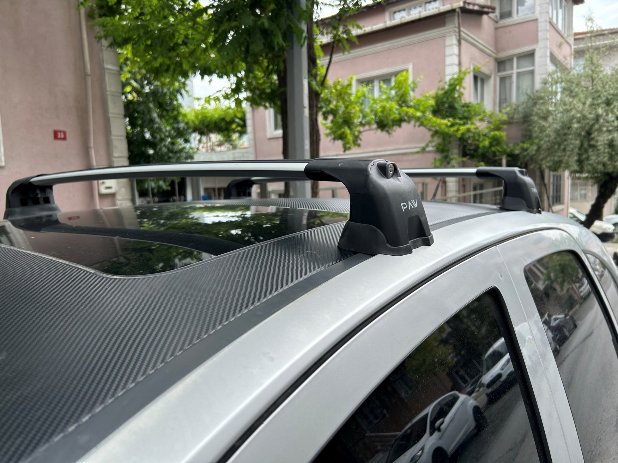 Saab 9-3 Sedan 1999-2003 Portbagaj Taşıyıcı Ara Atkı Aparatı Paw Pro 3 Siyah