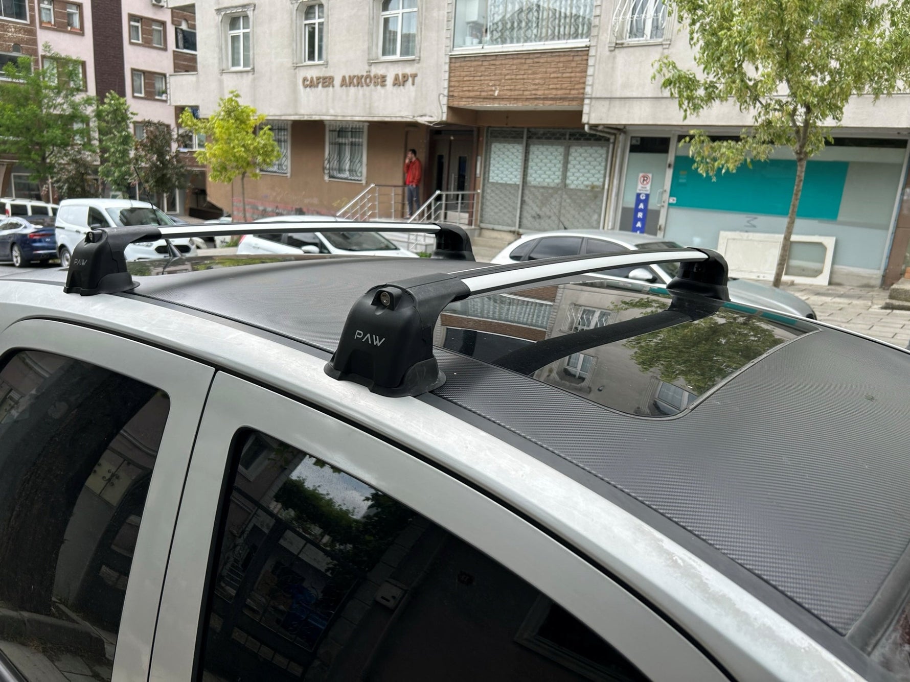 Bmw 4 Series Gran Coupe G26 (2021-2025) – Roof Rack Cross Bars (Fix Point, Aluminum, Gri)