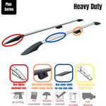 Toyota Rav 4 2013-2019 Araç Üstü Alüminyum Tavan Yan Rayları Plus Serisi - Gri