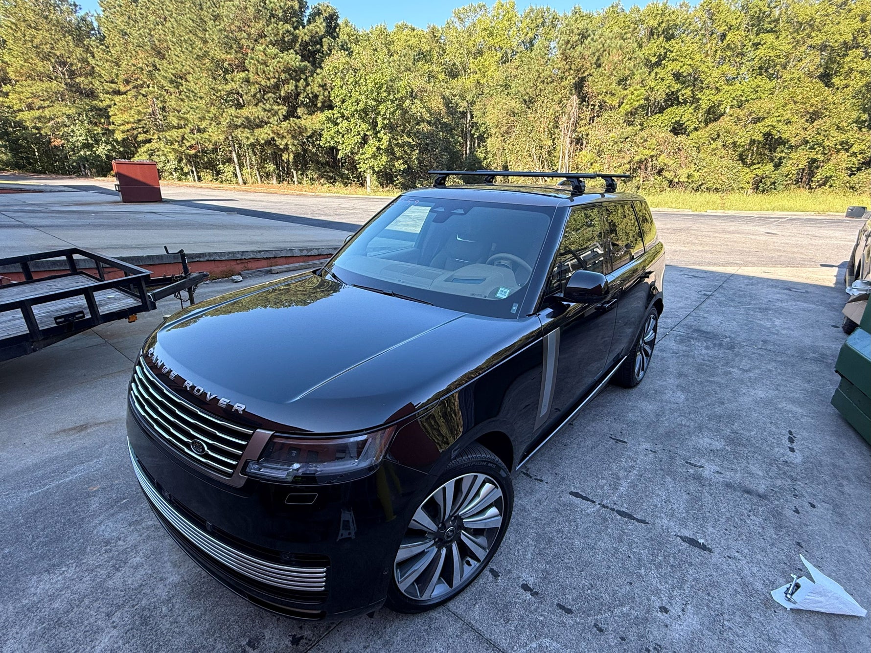 Range Rover Vogue (2021-2025) Araç Üstü Taşıyıcı Ara Bar, Ara Atkı Aparatı Fix Pro Gri