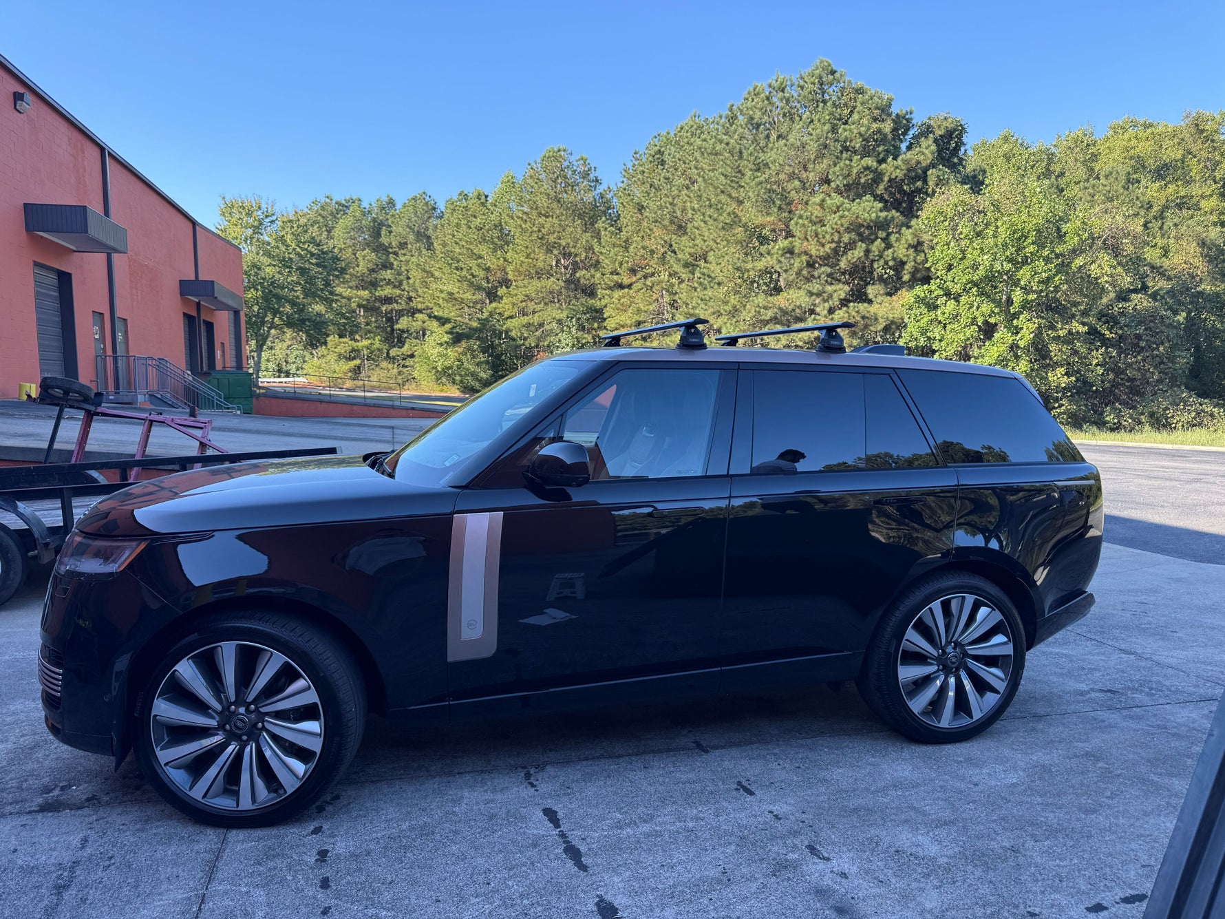 Range Rover Vogue (2021-2025) Araç Üstü Taşıyıcı Ara Bar, Ara Atkı Aparatı Fix Pro Gri