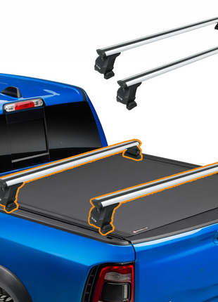 Volkswagen Amarok Aventura (2020-2025) Kasa Üstü Bed Rack Taşıyıcı Bar – Gri | Kilitli Sistem | Vida Montajlı