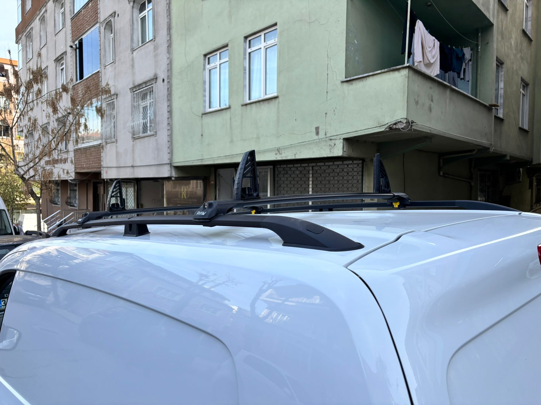 Renault Kangoo Van L2 (2021-2025) Alüminyum Tavan Rayları Plus Serisi - Siyah