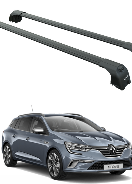 Renault Megane Sport Tourer 2017-2025 Portbagaj Taşıyıcı Ara Atkisi - Ara Çubuk Paw Pro 2 Siyah
