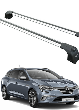 Renault Megane Sport Tourer 2017-2025 Portbagaj Taşıyıcı Ara Atkisi - Ara Çubuk Paw Pro 2 Gri