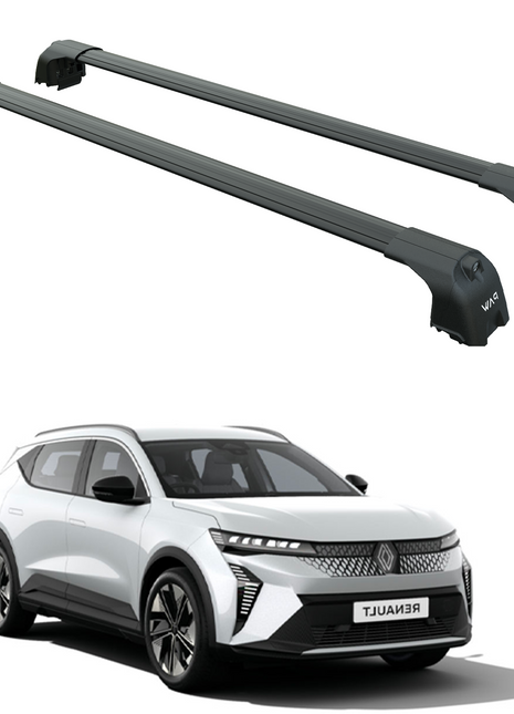 Renault Scenic 2023-2025 Portbagaj Taşıyıcı Ara Atkisi - Ara Çubuk Paw Pro 2 Siyah