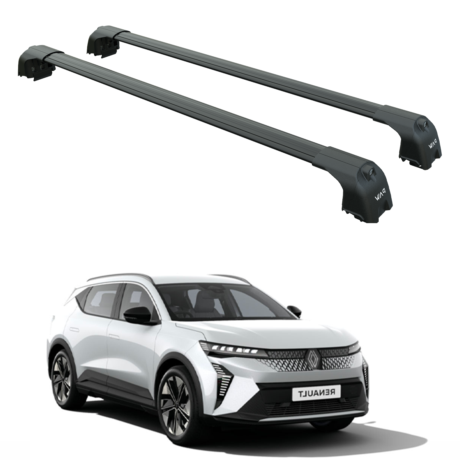 Renault Scenic 2023-2025 Portbagaj Taşıyıcı Ara Atkisi - Ara Çubuk Paw Pro 2 Siyah