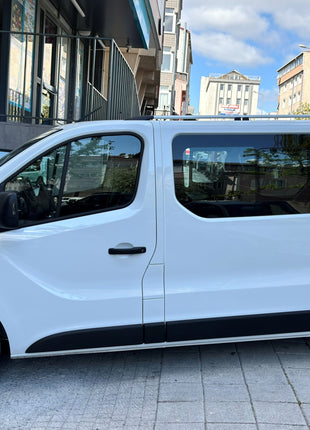 Renault Trafic X82 Kısa Şase (2014-2025) Araç Üstü Alüminyum Tavan Yan Rayları Plus Serisi - Gri