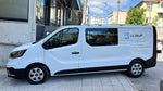 Renault Trafic X82 Kısa Şase (2014-2025) Araç Üstü Alüminyum Tavan Yan Rayları Plus Serisi - Siyah