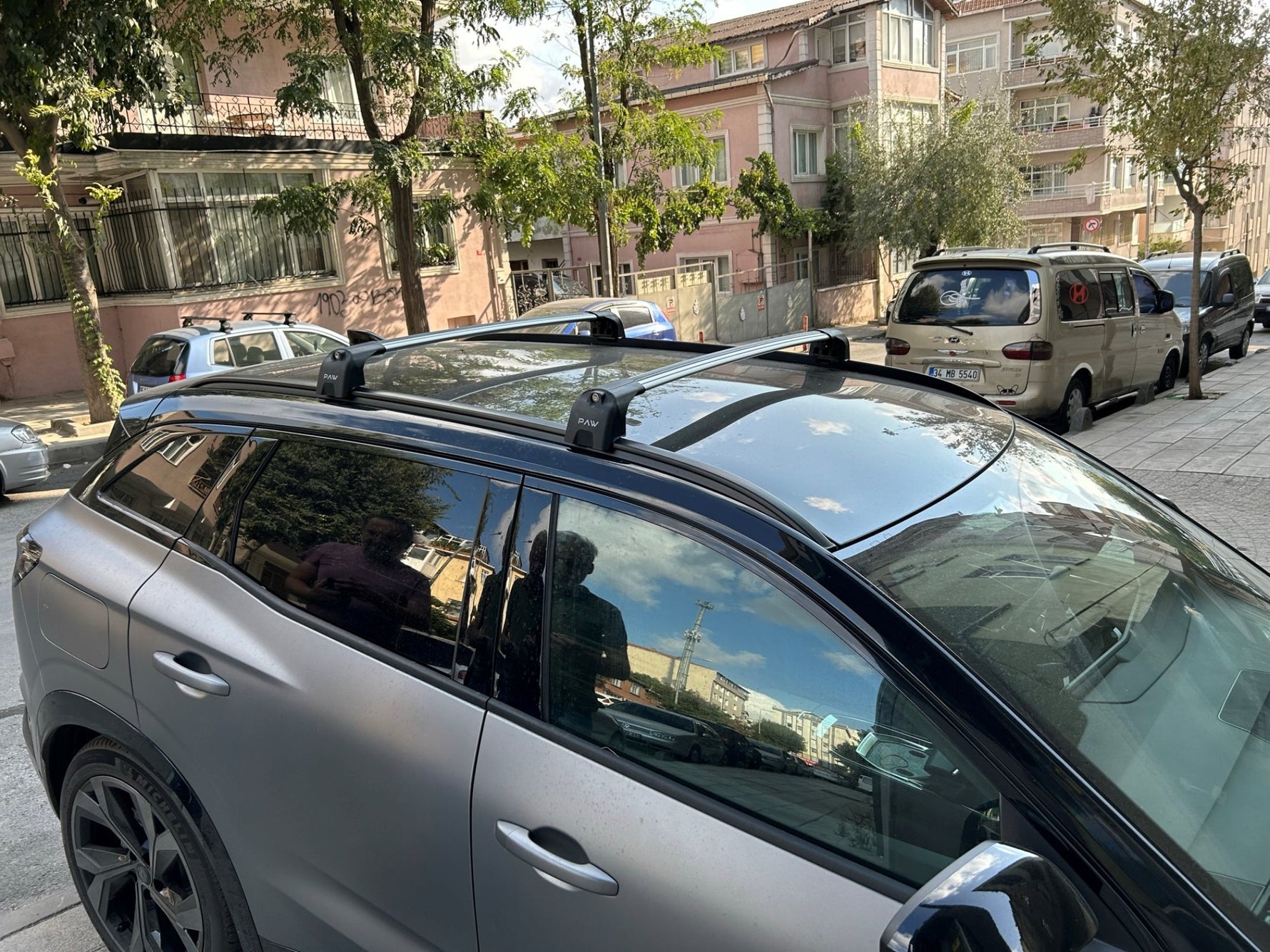 Renault Austral 2022-2025 Portbagaj Taşıyıcı Ara Atkisi - Ara Çubuk Paw Pro 2 Gri