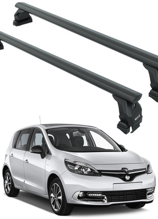 Renault Scenic 2016-2023 Oluksuz Üst Tavan Portbagaj Taşıyıcı Ara Atkısı Toros Serisi Pro 4 Siyah