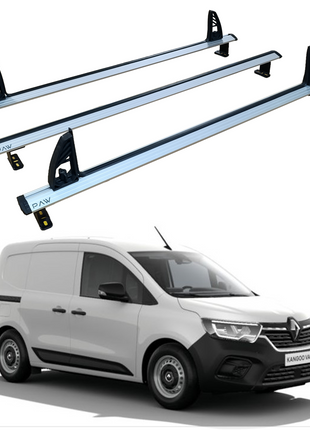 Renault Kangoo 2021-2025 Araç Üstü Merdiven Sabitleyici, Yük Taşıma Sistemleri Pratik Seri 3 Adet