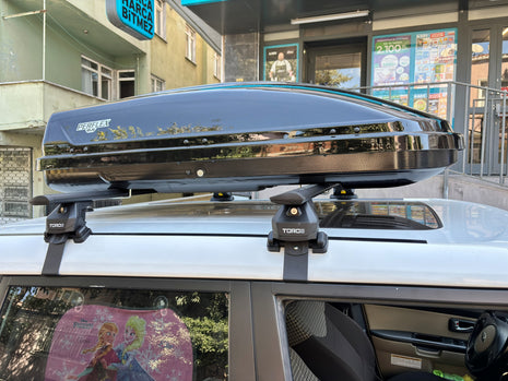Kia Soul 2008-2013 Oluksuz Üst Tavan Portbagaj Taşıyıcı Ara Atkısı Toros Serisi Pro 4 Gri