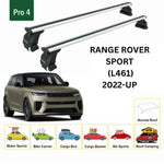Land Rover Range Rover Sport L461 2022-2025 Oluksuz Üst Tavan Portbagaj Taşıyıcı Ara Atkısı Toros Serisi Pro 4 Gri