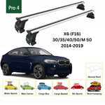 Bmw X6 (F16) 2014-2019 Oluksuz Üst Tavan Portbagaj Taşıyıcı Ara Atkısı Toros Serisi Pro 4 Gri