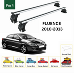 Renault Fluence 2010-2013 Oluksuz Üst Tavan Portbagaj Taşıyıcı Ara Atkısı Toros Serisi Pro 4 Gri