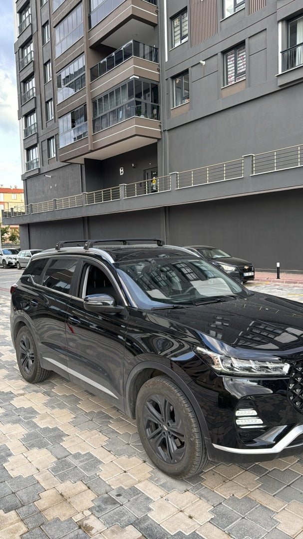 Chery Tiggo 7 Pro 2022-2025 Portbagaj Taşıyıcı Ara Atkisi - Ara Çubuk Paw Pro 2 Gri