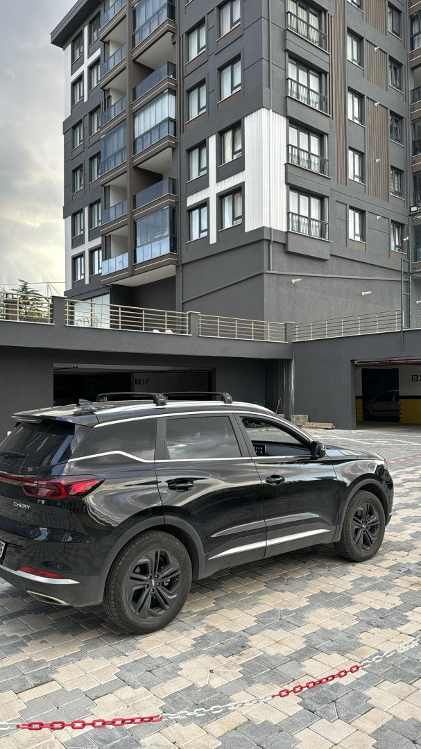Chery Tiggo 7 Pro 2022-2025 Portbagaj Taşıyıcı Ara Atkisi - Ara Çubuk Paw Pro 2 Gri