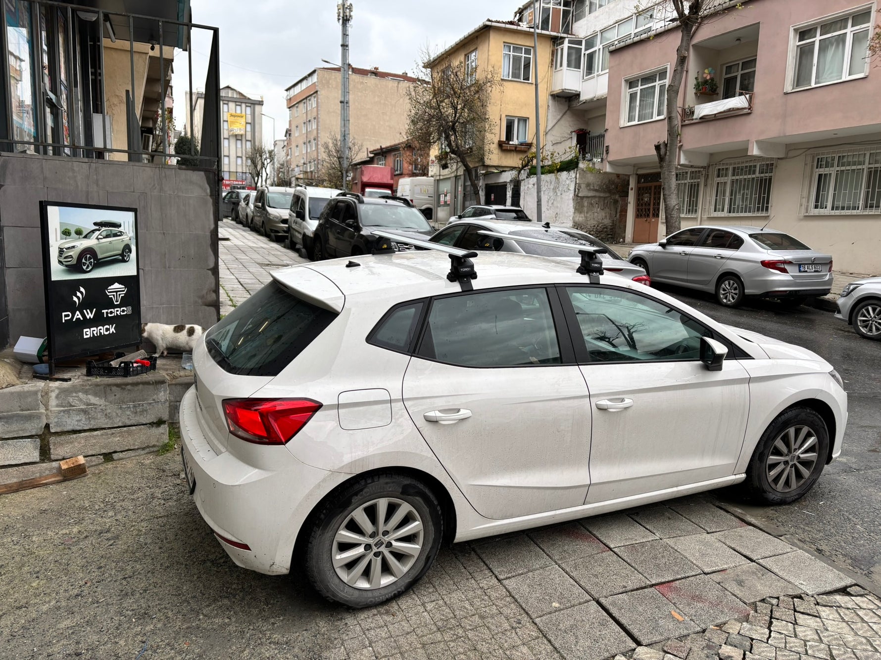 Seat Ibiza (2017-Sonrası) Portbagaj Taşıyıcı Ara Atkı Takımı - Toros Pro 4 - Siyah