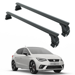Seat Ibiza (2017-Sonrası) Portbagaj Taşıyıcı Ara Atkı Takımı - Toros Pro 4 - Siyah