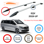 Mercedes Eqv 2019-2025 Roof Side Rails Ultimate Style Alu Gri