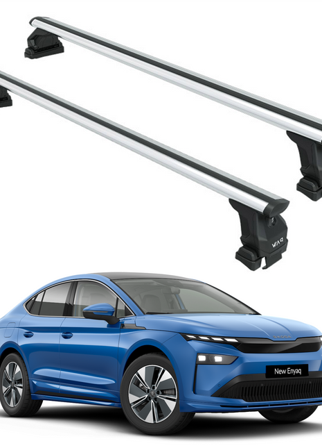 Skoda Enyaq Coupe Oluksuz Üst Tavan Portbagaj Taşıyıcı Ara Atkısı Toros Serisi Pro 4 Gri