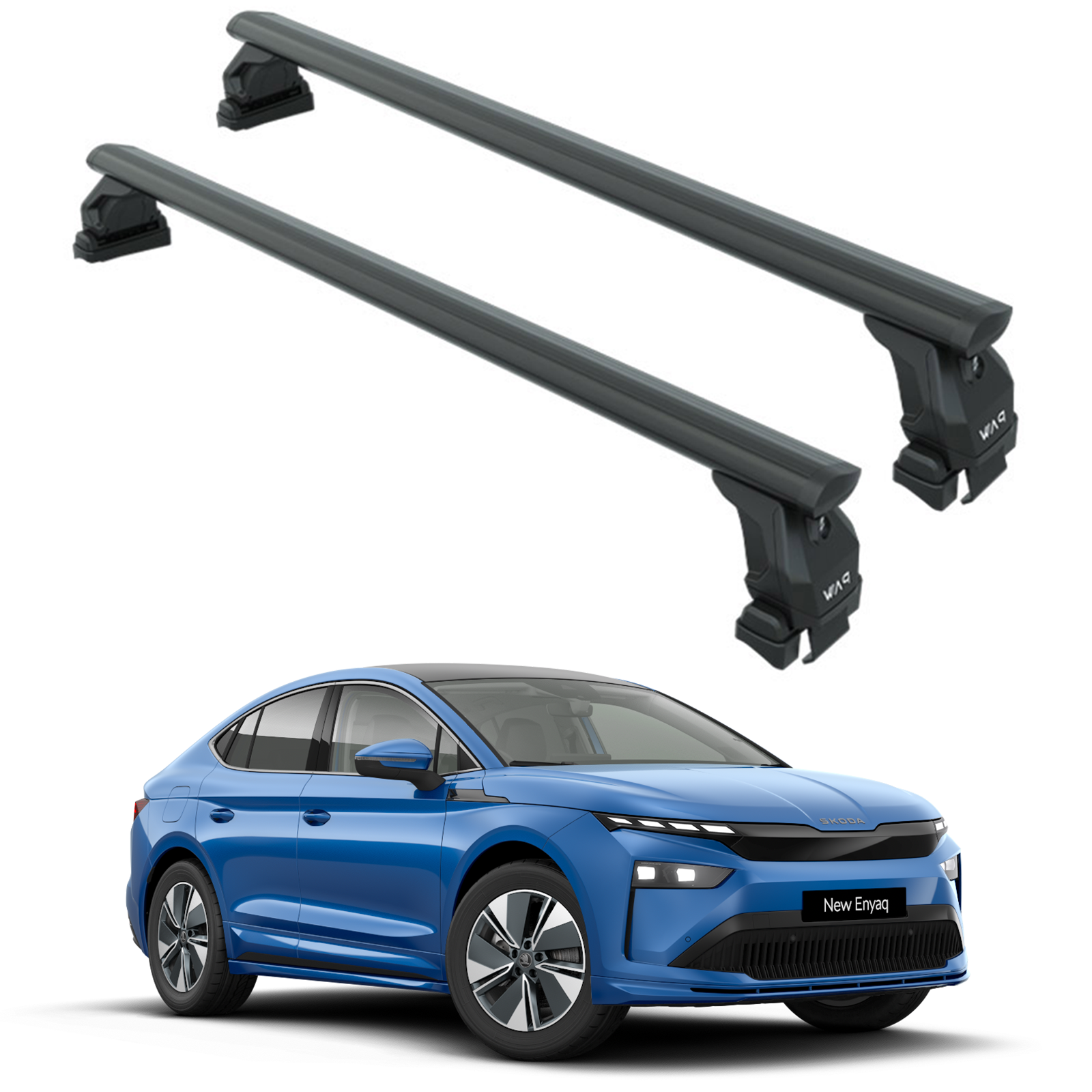 Skoda Enyaq Coupe Oluksuz Üst Tavan Portbagaj Taşıyıcı Ara Atkısı Toros Serisi Pro 4 Siyah