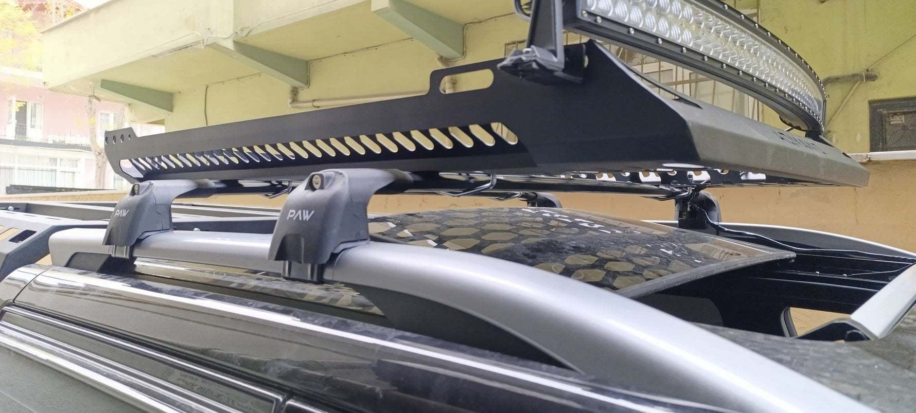 SsangYong Musso Grand ile Uyumlu Portbagaj Taşıyıcı – Paw Pro 2 Alüminyum Tavan Çubuğu Siyah