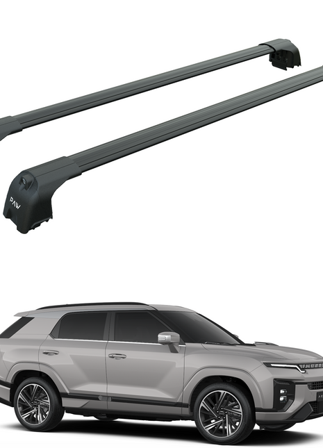 Ssangyong Actyon 2025-2026 Portbagaj Taşıyıcı Ara Atkisi - Ara Çubuk Paw Pro 2 Siyah