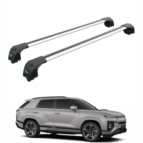Ssangyong Actyon 2025-2026 Portbagaj Taşıyıcı Ara Atkisi - Ara Çubuk Paw Pro 2 Gri