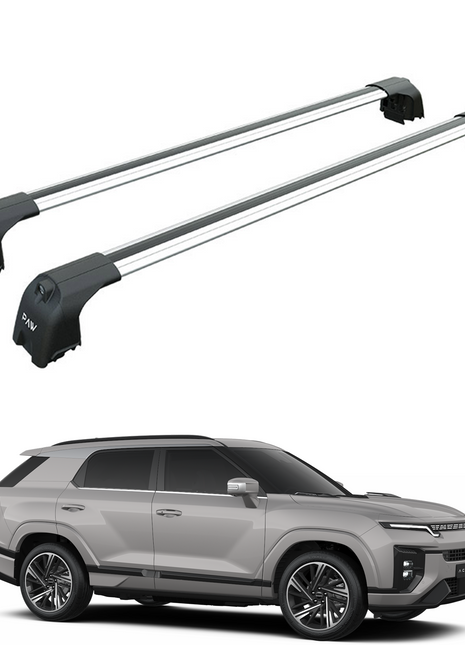 Ssangyong Actyon 2025-2026 Portbagaj Taşıyıcı Ara Atkisi - Ara Çubuk Paw Pro 2 Gri