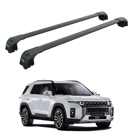 Ssangyong Torres 2023-2025 Portbagaj Taşıyıcı Ara Atkisi - Ara Çubuk Paw Pro 2 Siyah
