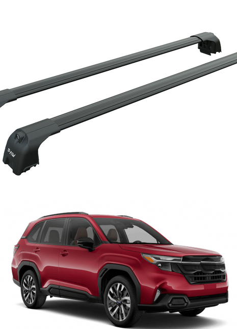 Subaru Forester 2024-2025 Portbagaj Taşıyıcı Ara Atkisi - Ara Çubuk Paw Pro 2 Siyah