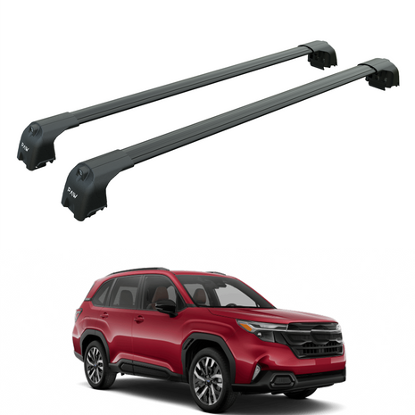 Subaru Forester 2024-2025 Portbagaj Taşıyıcı Ara Atkisi - Ara Çubuk Paw Pro 2 Siyah