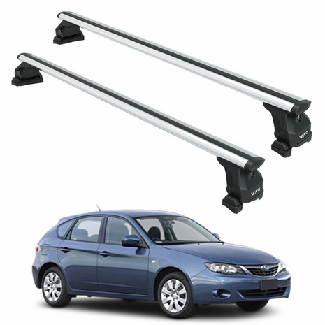 Subaru Impreza Hatchback 2007-2014 Tavan Taşıyıcı Ara Barlar – Vidalı Montaj