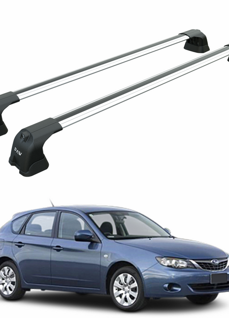 Subaru Impreza Hatchback 2007-2014 Roof Rack Cross Bar Fix Point Gri