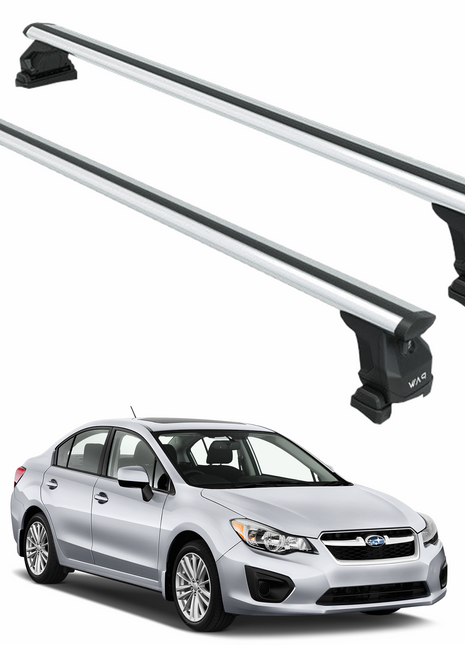 Subaru Impreza Sedan 2007-2014 Tavan Taşıyıcı Ara Barlar – Vidalı Montaj