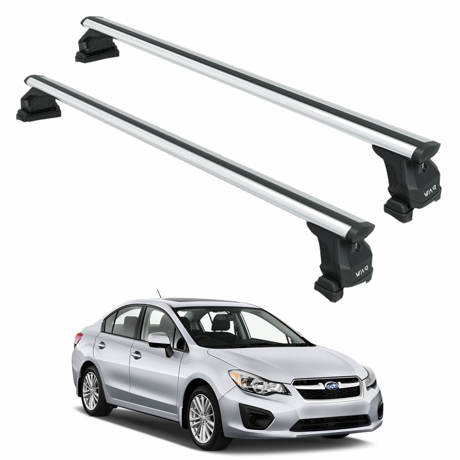 Subaru Impreza Sedan 2007-2014 Tavan Taşıyıcı Ara Barlar – Vidalı Montaj