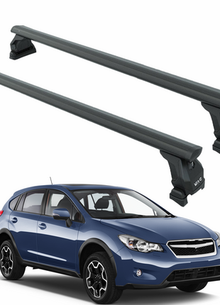 Subaru XV 2011-2017 Tavan Taşıyıcı Ara Barlar – Vidalı Montaj, Toros Fix Pro, Siyah