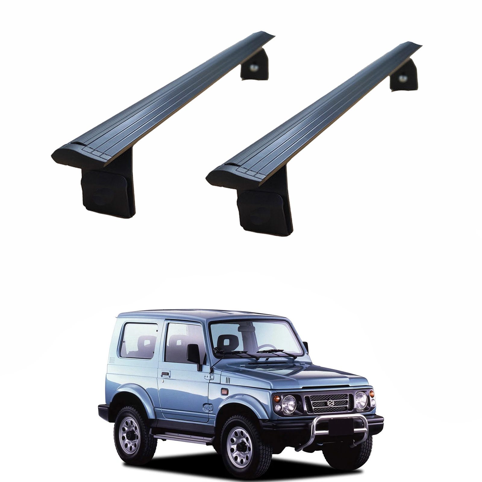 Suzuki Jimny Ja22W 1995–1998 Yagmur Oluklu Üst Tavan Taşıyıcı Ara Atkısı Paw Siyah