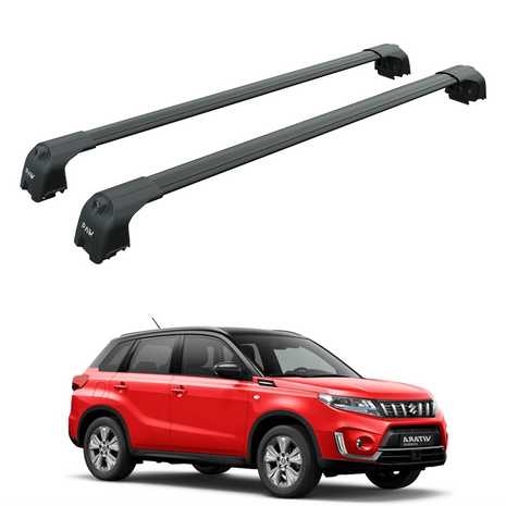 Suzuki Vitara 2015-2025 Portbagaj Taşıyıcı Ara Atkisi - Ara Çubuk Paw Pro 2 Siyah