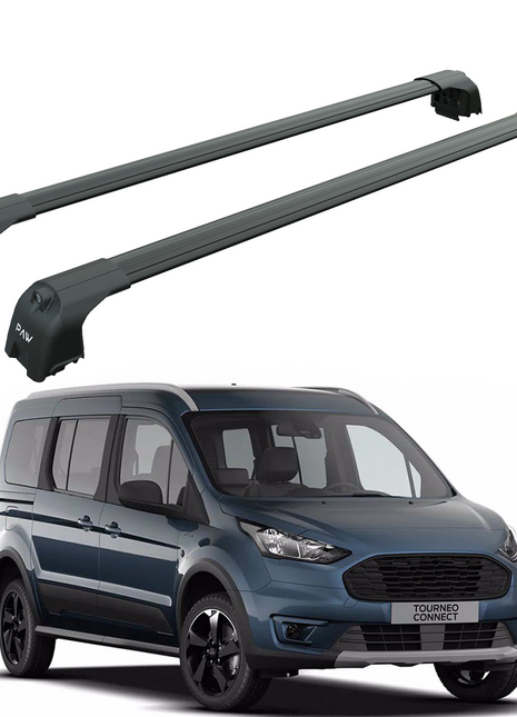 Ford Tourneo Connect 2014-2025 Portbagaj Taşıyıcı Ara Atkisi - Ara Çubuk Paw Pro 2 Pro 2 Siyah