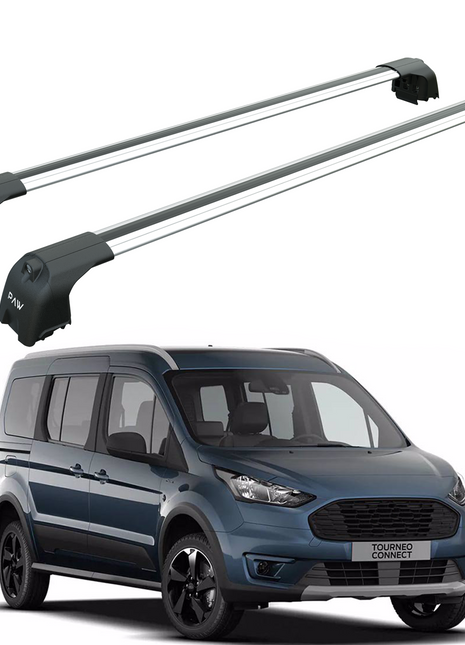 Ford Tourneo Connect 2014-2022 Portbagaj Taşıyıcı Ara Atkisi - Ara Çubuk Paw Pro 2 Gri
