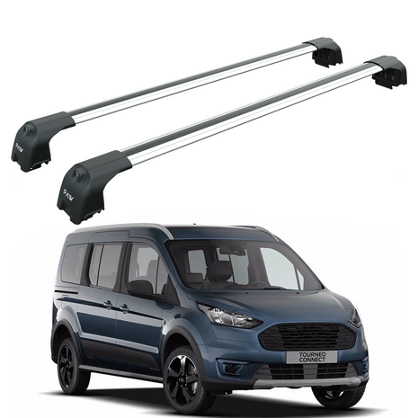 Ford Tourneo Connect 2014-2022 Portbagaj Taşıyıcı Ara Atkisi - Ara Çubuk Paw Pro 2 Gri