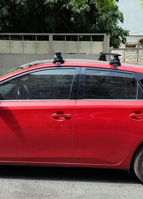 Toyota Auris 2013-2019 Oluksuz Üst Tavan Portbagaj Taşıyıcı Ara Atkısı Toros Serisi Pro 4 Gri (Glass Roof)