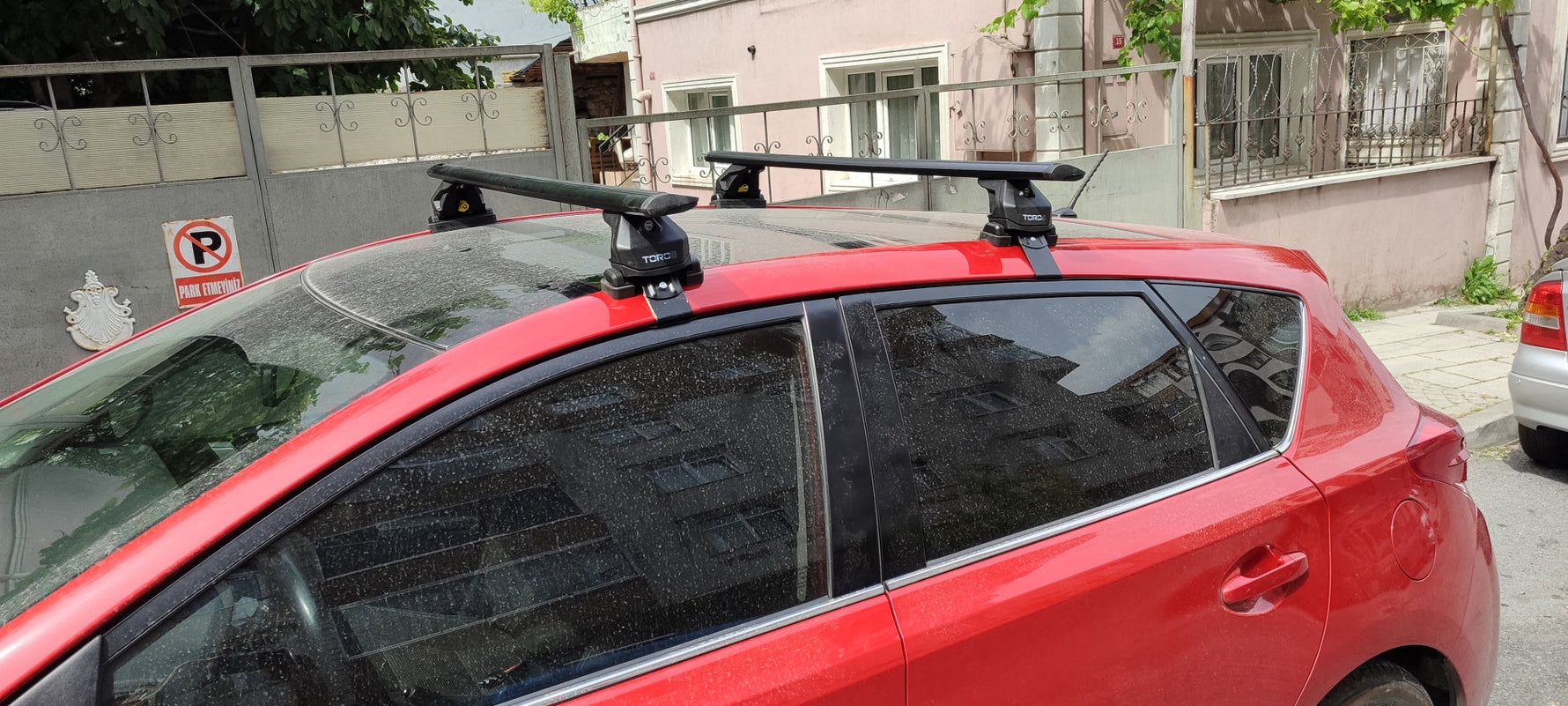For Toyota Auris 2013-2019 Roof Rack Cross Bars Normal Roof Black