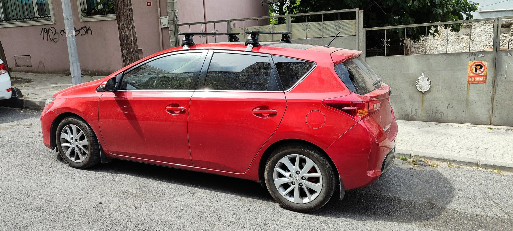 For Toyota Auris 2013-2019 Roof Rack Cross Bars Normal Roof Black